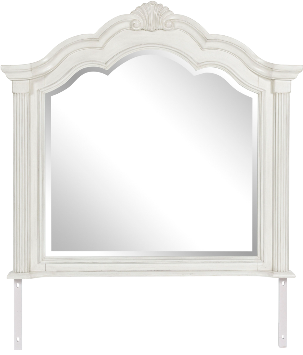 Montelaine Dresser and Mirror - Antique White Montelaine Dresser and Mirror - Antique White