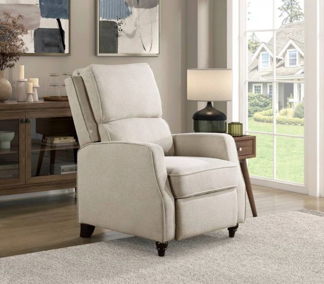 Homelegance® Loveland Beige Push Back Reclining Chair-1