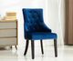 Kwality Imports Pansy 2-Piece Blue Accent Chairs Set-0