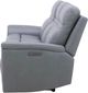 Liberty Furniture Cooper 3-Piece Blue Gray Leather Power Reclining Living Room Seating Set-3
