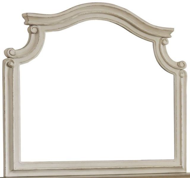 Signature Design by Ashley® Realyn 4-Piece Chipped White Queen Upholstered Panel Bed Set-3