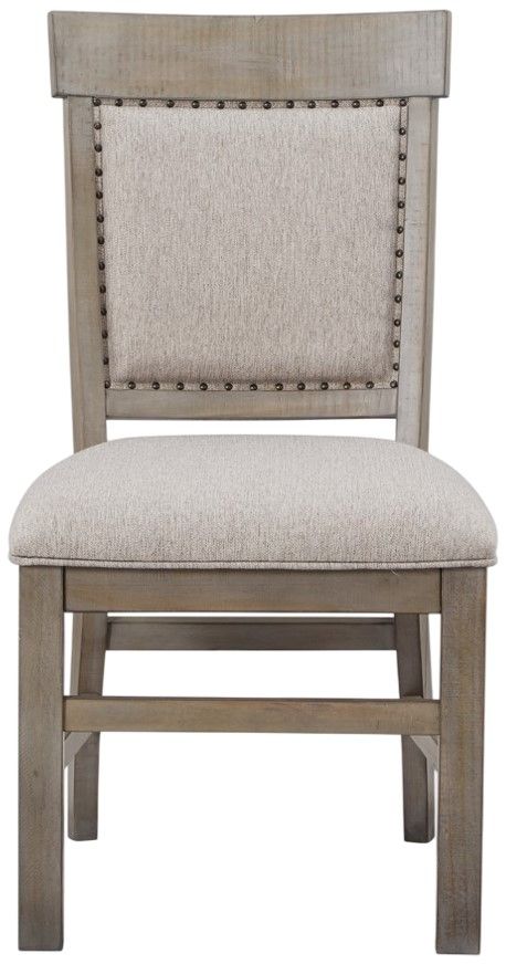 Magnussen Home® Tinley Park Dovetail Gray Upholstered Side Chair-2