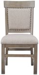 Magnussen Home® Tinley Park Dovetail Gray Upholstered Side Chair-2