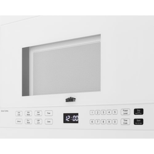 Summit® 1.4 Cu. Ft. White Wide Over The Range Microwave-3