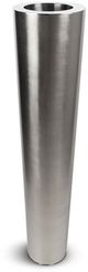 Le Present Satino Fluta Stainless Steel 47" Planter-0