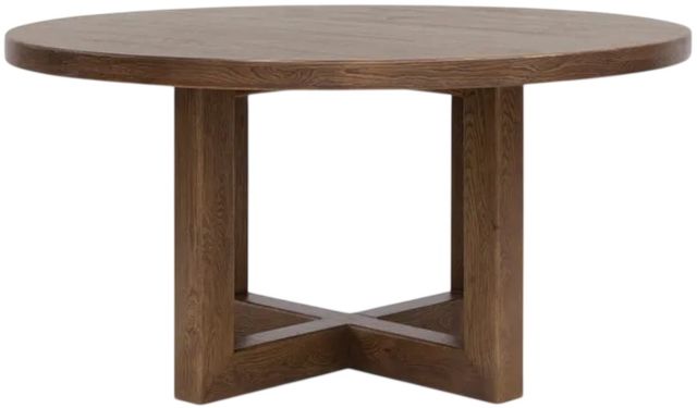 Hooker® Furniture Driftwood Worn Saddle 60" Round Dining Table-1
