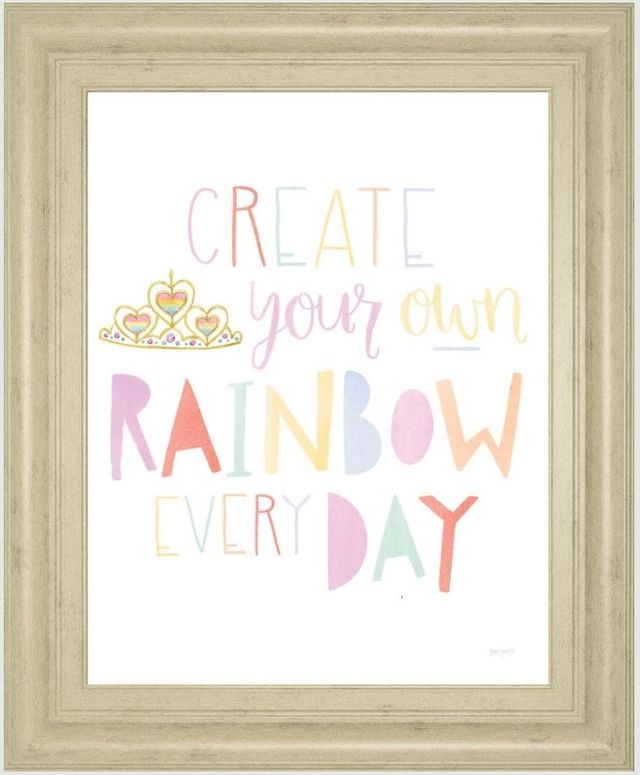 Classy Living Jenaya Jackson Lets Chase Rainbows III Wall Art-0