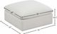 Meridian Furniture Plush Cream Ottoman-1