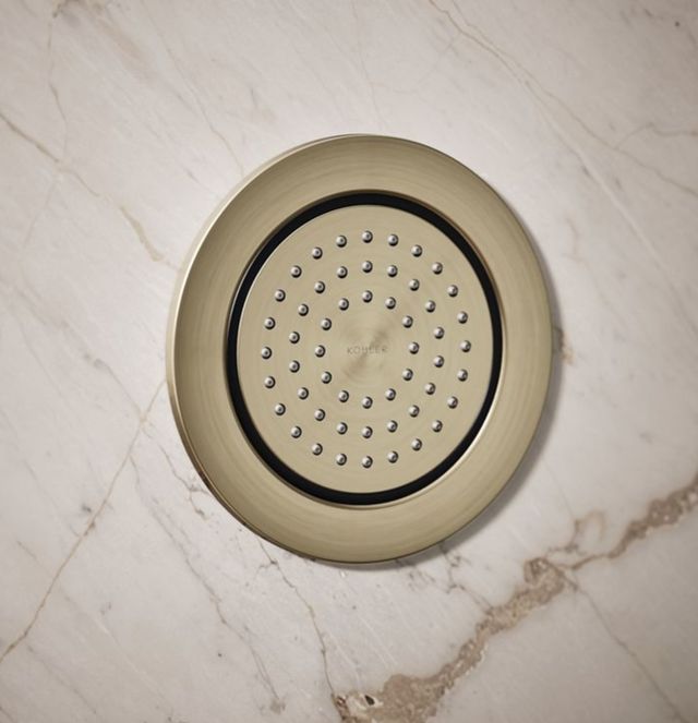 KOHLER® WaterTile® Vibrant Brushed Bronze 2.0 GPM Round 54-Nozzle Single-Function Body Spray-1