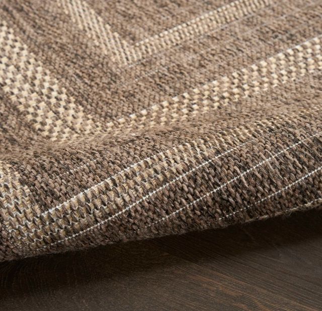 Nourison Home™ Tulum TLM04 Brown 5'x7' Style 3 Area Rug-3