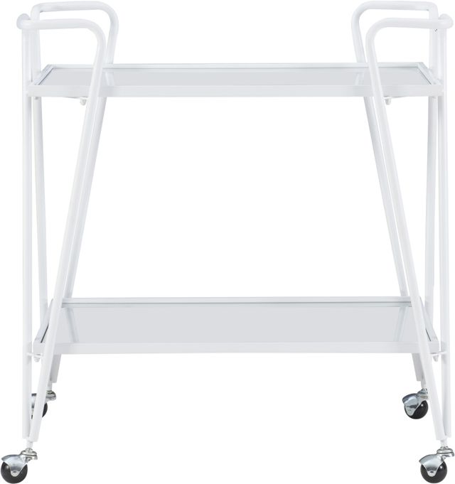 Linon Ellie White Bar Cart-1