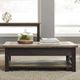 Liberty Furniture Heatherbrook Ash Lift Top Cocktail Table with Charcoal Base -1