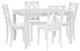 Powell® Maui 5-Piece White Dining Set-0