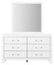 Global Furniture USA Luccia White Dresser-2