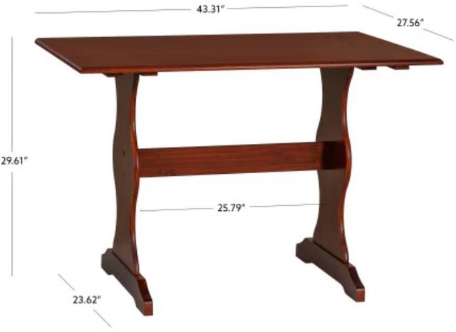 Linon Chelsea Walnut Nook Table-2