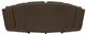 La-Z-Boy® Rigby 3-Piece Mahogany Curved Manual Reclining Sectional-2