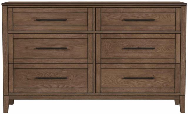 Intercon Oslo Weathered Chestnut Dresser-1