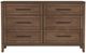 Intercon Oslo Weathered Chestnut Dresser-1