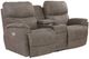 La-Z-Boy® Trouper Sable Power Reclining Loveseat with Console, Headrest, and Lumbar-0