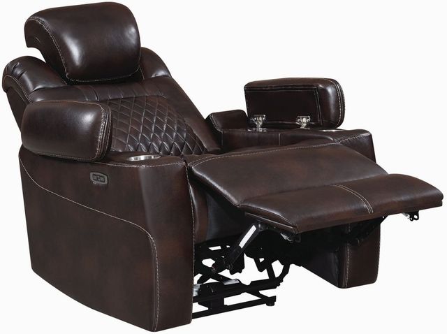 Coaster® Korbach Espresso Power Headrest Recliner-3