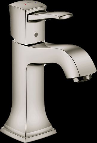 Hansgrohe Metropol Classic Polished Nickel 4" Single-Hole Faucet with Pop-Up Drain-0