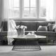 Olliix by Madison Park Black/White Marbury Coffee Table-3