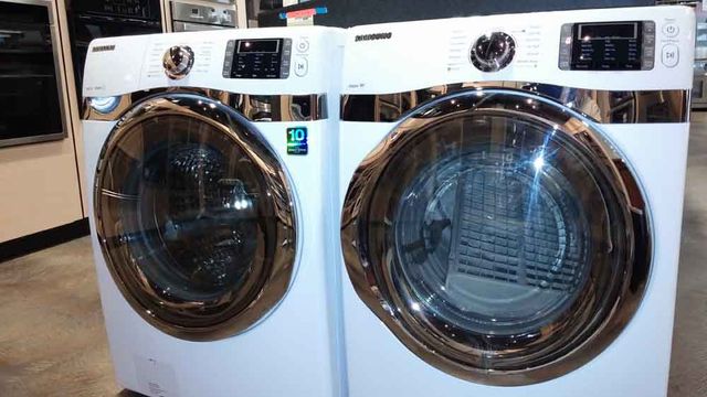 Samsung WF433BTGJWR washer & DV433ETGJWR electric dryer >display< -0