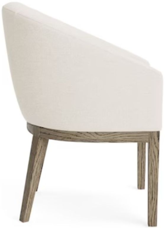 Bassett® Furniture Customizable BenchMade Hayes Oak Barrel Back Chair-2
