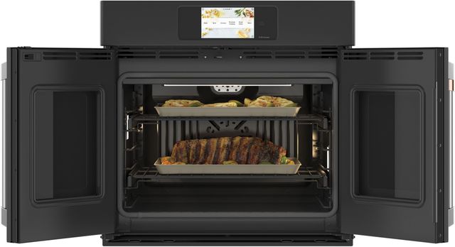 Café™ Professional Series 30" Matte Black Single Electric Wall Oven-2