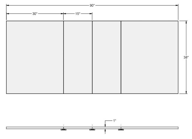 Amisco Customizable Zoom Extendable Dining Table-4
