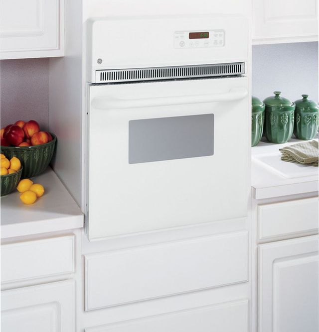 GE® 24" White Electric Built In Single Oven-3