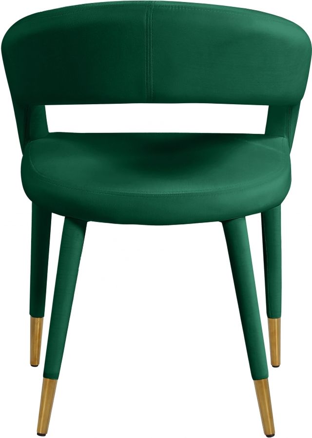 Meridian Furniture Destiny Green Velvet Dining Chair-2