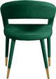 Meridian Furniture Destiny Green Velvet Dining Chair-2