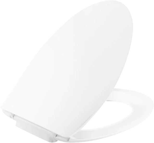 KOHLER® Lithe® White Quiet-Close™ Elongated Toilet Seat-0