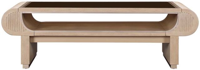 Michael Amini® West Kensington Sea Salt Caramel Cocktail Table-1