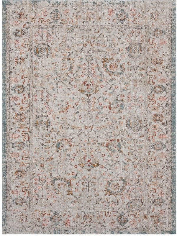 LR Home Antiquity Cream/Beige 8'x10' Rectangular Rug-0