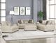 Furniture of America® Ardenfold Beige Ottoman-1