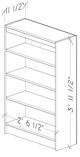Perdue Woodworks Big Chester Grey Walnut 4-Shelves  -2