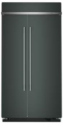 KitchenAid® 42" 25.5 Cu. Ft. Juniper Built-In Side-by-Side Refrigerator with Platinum Interior-0