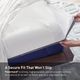 BEDGEAR® Ver-Tex Performance® 4-Piece Bright White Split King/Split California King Sheet Set-4