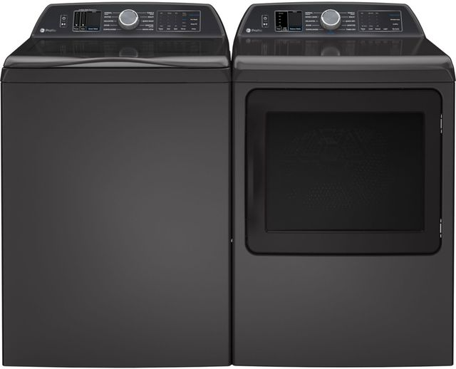 GE Profile™ 6.2 Cu. Ft. Diamond Gray Impeller Top Load Washer with Smarter Wash Technology-3