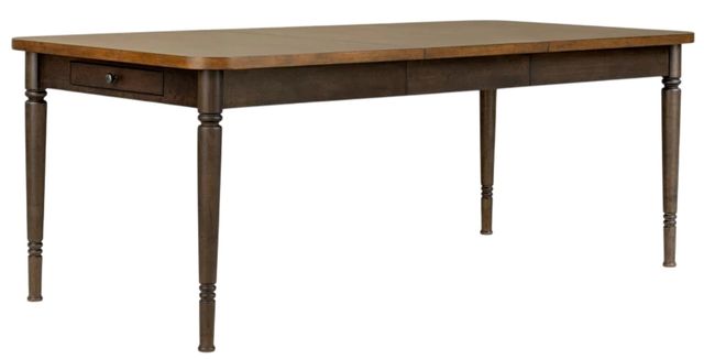 Legacy Classic Lake House Dried Tobacco/Pinecone Leg Table-2