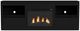 Elements International Rosalie Black 71" TV Console with Fireplace Insert -2