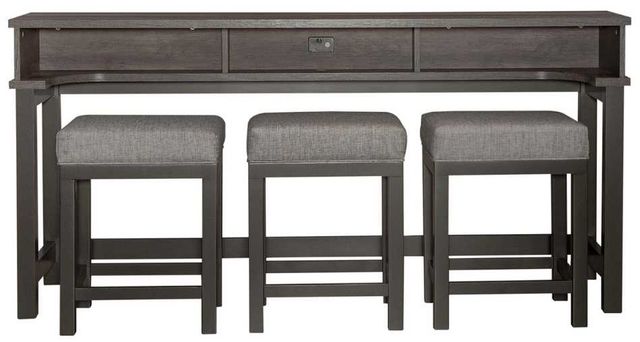 Liberty Furniture Tanners Creek 4-Piece Gray/Graystone Console Table Set-2