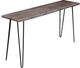 Jofran Inc. Nature's Edge Slate 72" Sofa Counter Dining Table with Black Base-0