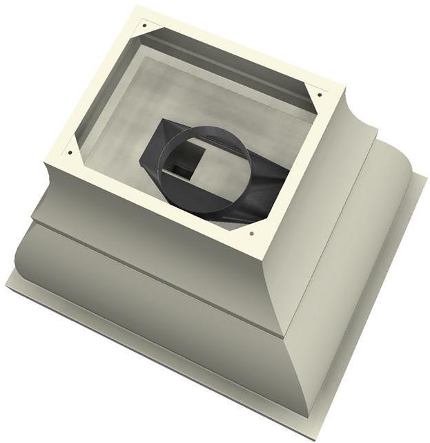 Vent-A-Hood® Designer Series 36" Biscuit Island Range Hood-3