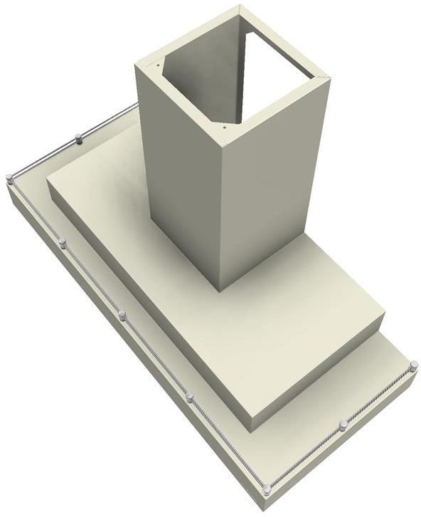 Vent-A-Hood® 48" Biscuit Contemporary Wall Mount Range Hood-1