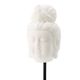 A & B Home White Buddha Head-3