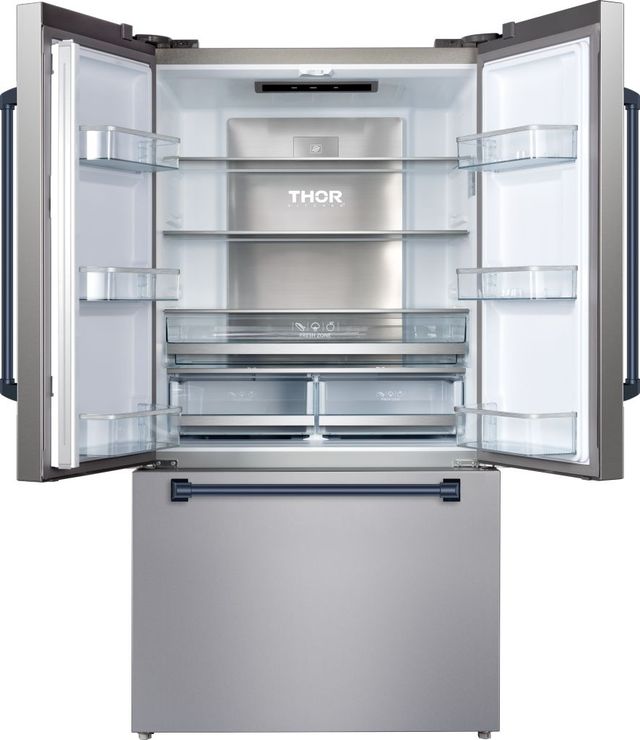 Thor Kitchen® Gordon Ramsay Series 36 in. 20.3 Cu. Ft. Stainless Steel Counter Depth French Door Refrigerator-1