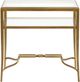 Magnussen Home® Lorena Burnished Brass Rectangular End Table-2